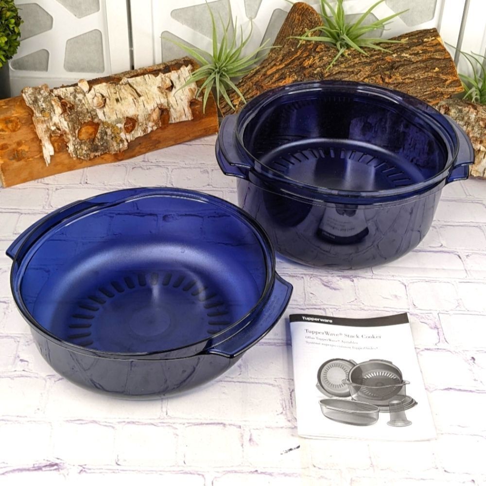 Tupperware TupperWave® Stack Cooker - Cobalt Blue - Picture 4 of 13